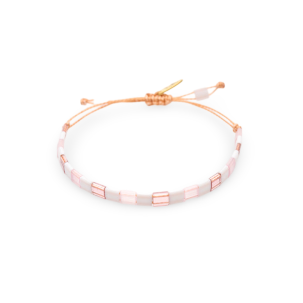Corona Sunsets Bracelet is stunning on its own or a beautiful addition to a full stack bracelets.