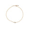 Miyuki Gold Oval Necklace