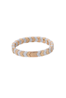 Misty Drizzle White and Gold Bracelet