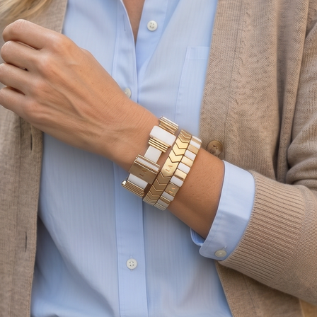 GOLD & WHITE