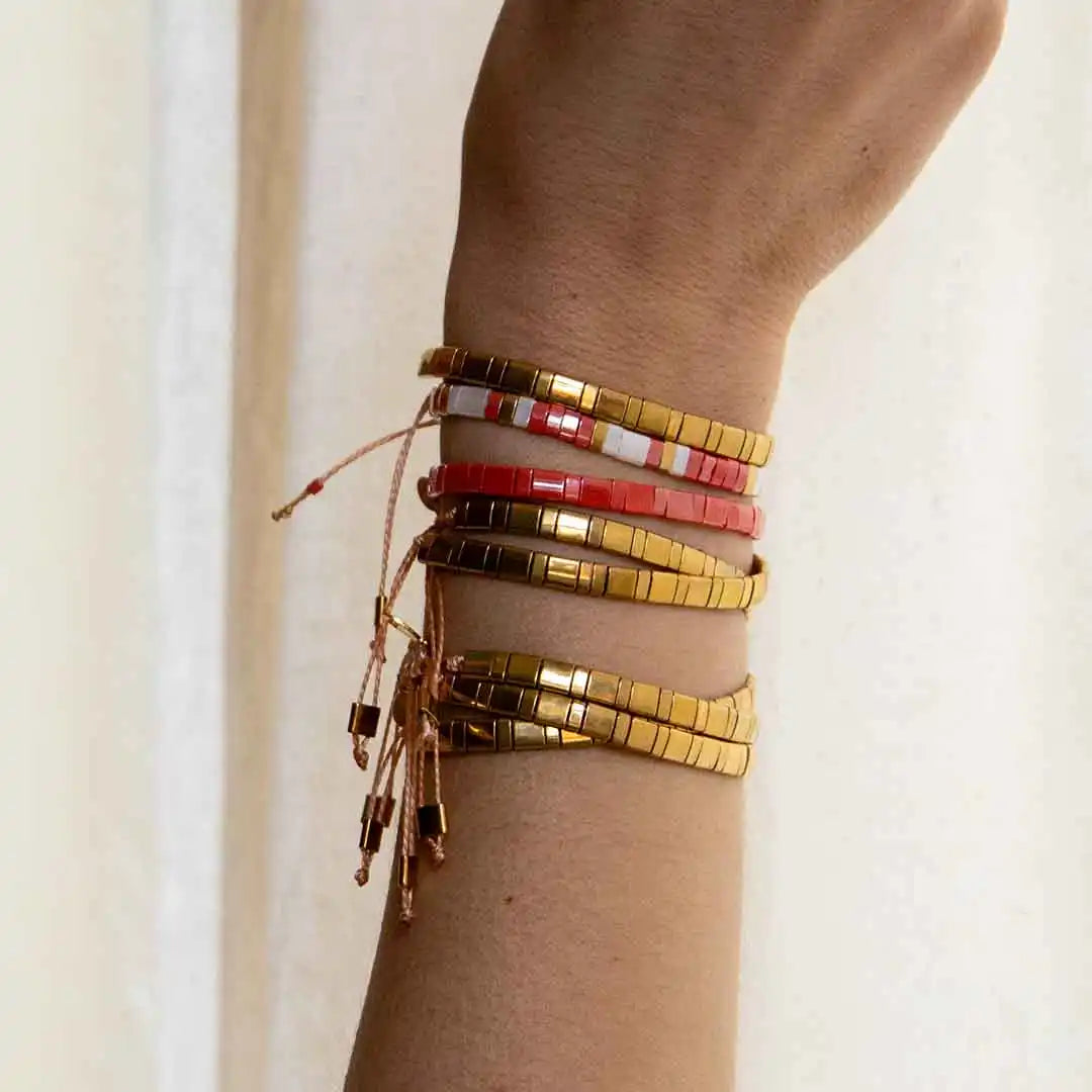 A wide variety of handcrafted bracelets that will make you feel like a million dollars.