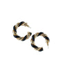 La Lunne Earrings in Black