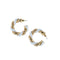 La Lunne Earrings in White