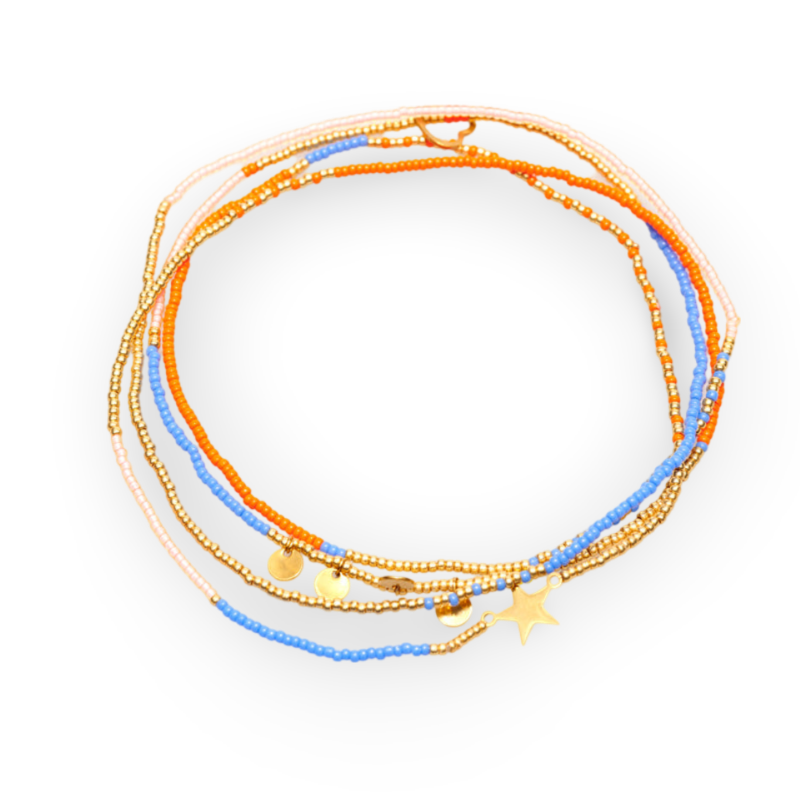 Boho in Fes Necklace  - worn long, or double strung, Boho in Fes quadruples as a notable and standout necklace piece.