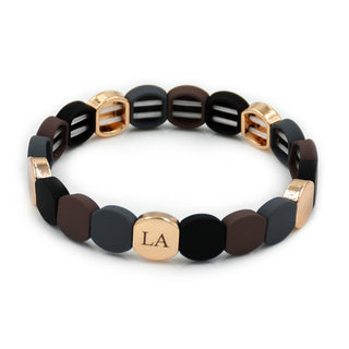 Maasai Moon Black and Gold Bracelet Stack