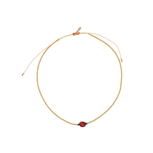 Painting the Town Red Necklace