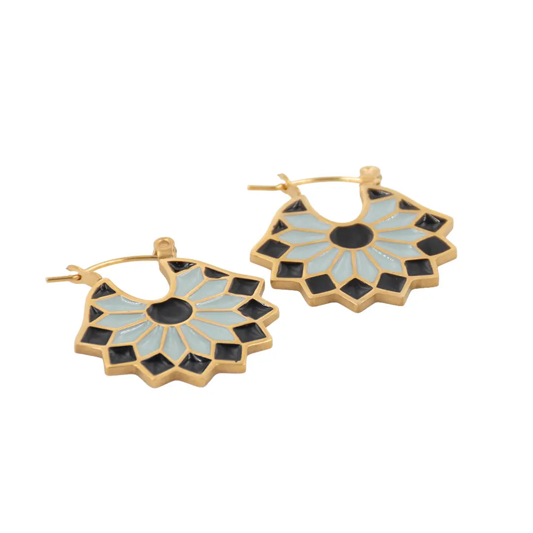 Steel Magnolia Earrings