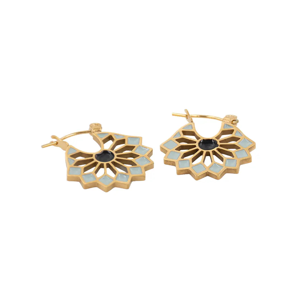 Steel Magnolia Earrings