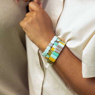African Aura Bracelet Stack