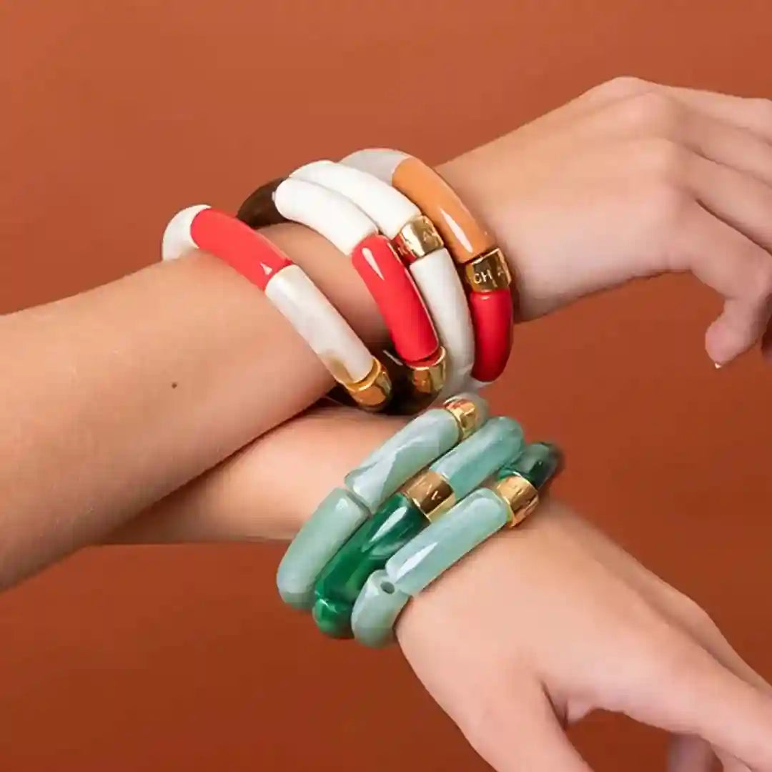 Inspired by Africa, the Pata Pata jewellery collection has bright colours that dance with every movement.