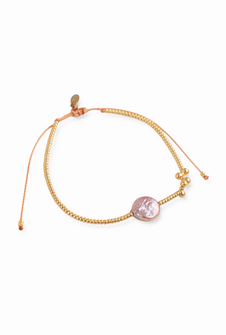 Champagne on the Terrace Pearl Bracelet