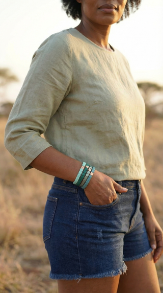 Coastal Stillness Bracelet Stack