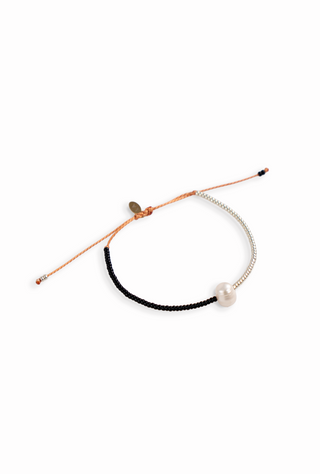 Mojito in Camps Bay Black and Silver Bracelet