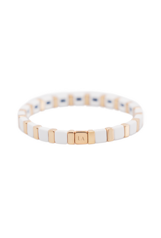 Dune Light White and Gold Bracelet