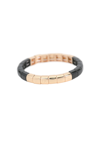 Dune Shadow Gold and Black Bracelet