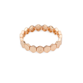 Queen's Honeycomb Gold Bracelet
