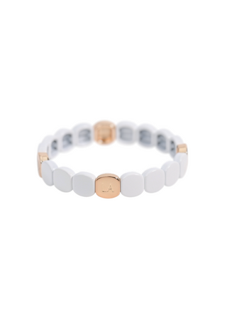 Golden Kingfisher White and Gold Bracelet