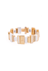 Horizon Glow White and Gold Bracelet