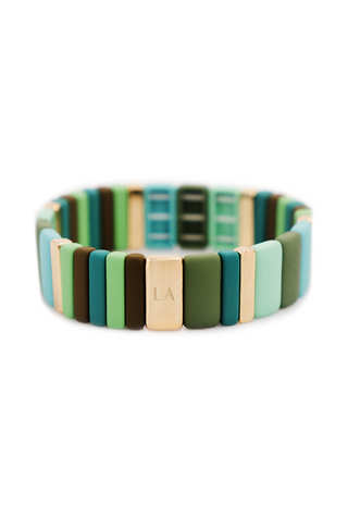 Jamila Jingle Green Bracelet
