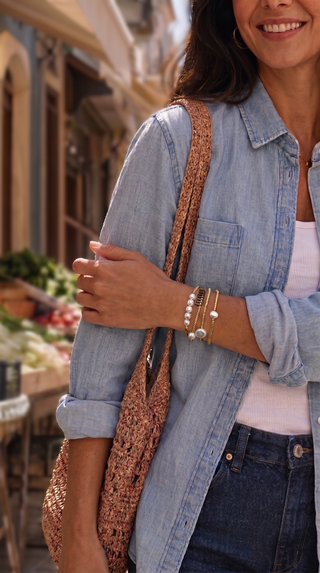 Market Mornings in Bangkok Bracelet Stack