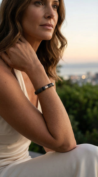 Mulberry & Soda Black and Gold Bracelet