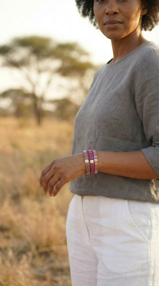 Petals of the Earth Bracelet Stack