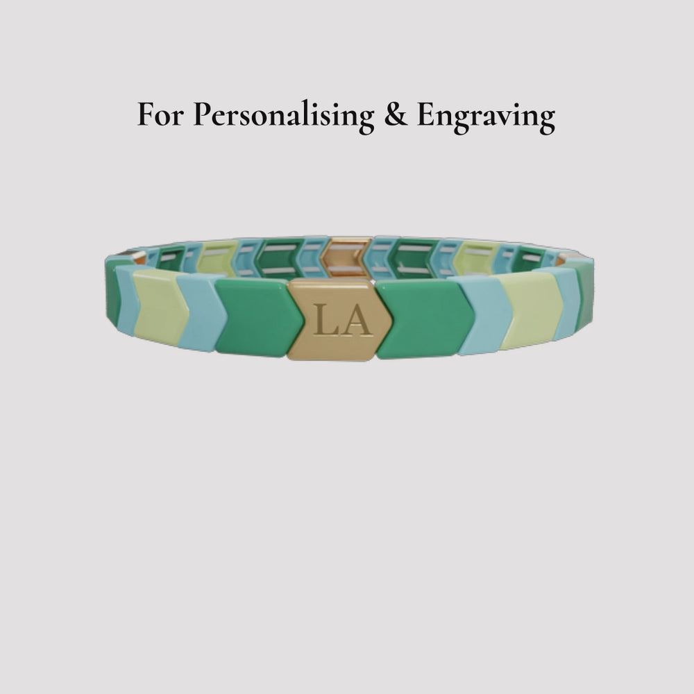 Tortoise Shell Green Bracelet