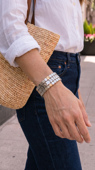Riverstone Rhythm Bracelet Stack
