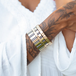 Safari Luxe Gold Bracelet Stack