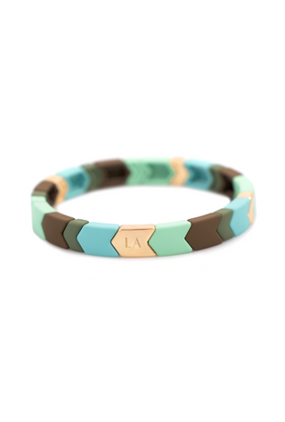 Sage and Splinter Green Bracelet