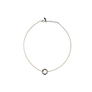 Miyuki Silver Round Necklace