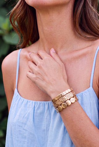 The Gilded Wilderness Bracelet  Stack