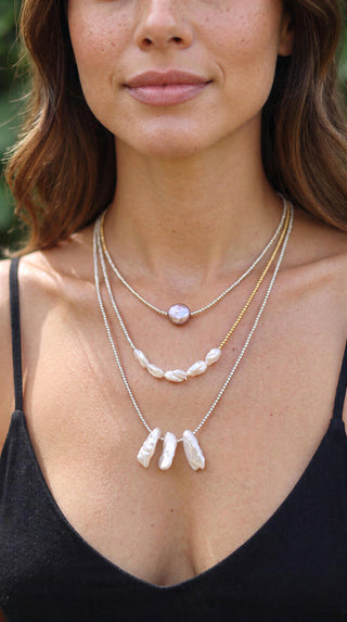 Wanderlust & Wine Necklace Stack